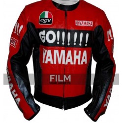 Yamaha Go Red Black Motorcycle Racing Jacket